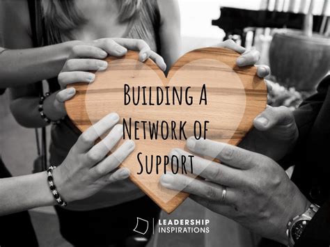Developing a strong support network